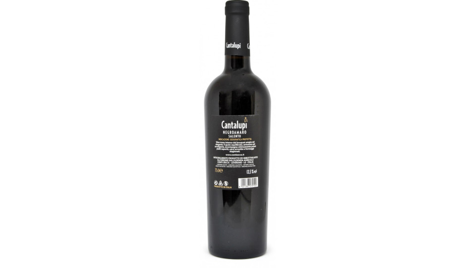 Zecca Cantalupi vino negroamaro cl.75