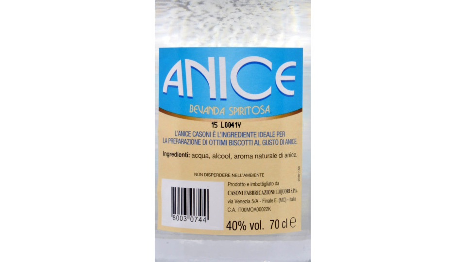 Casoni anice cl.70 40°