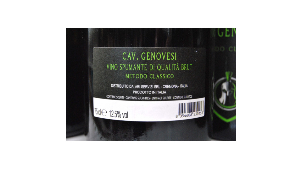 Cav.Genovesi spumante metodo classico cl.75