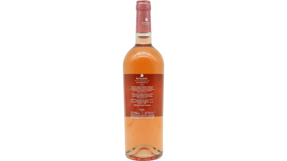 Sgreva rosabel chiaretto doc cl.75