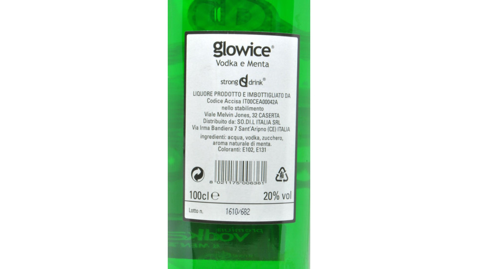 Glowice vodka menta lt.1 20°