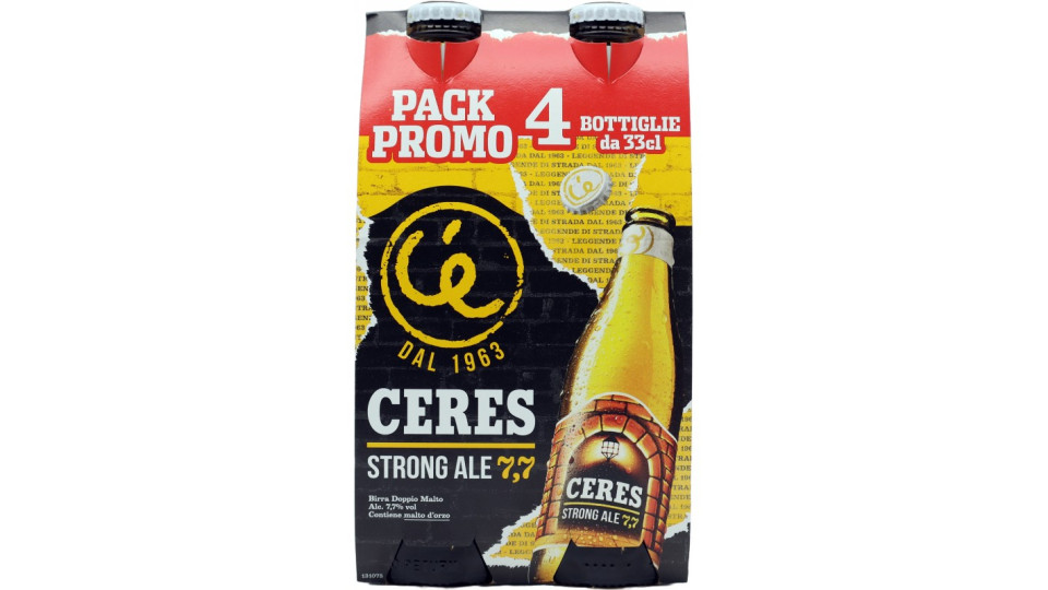 Ceres strong birra cl.33 cluster x4