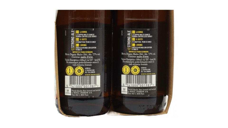 Ceres strong birra cl.33 cluster x4