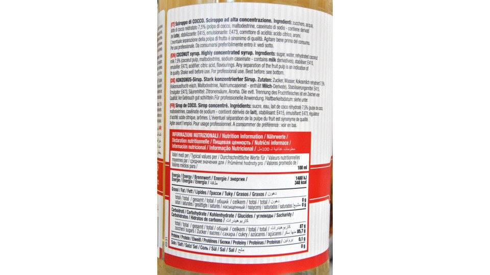 Toschi long drink cocco - kg.1,32