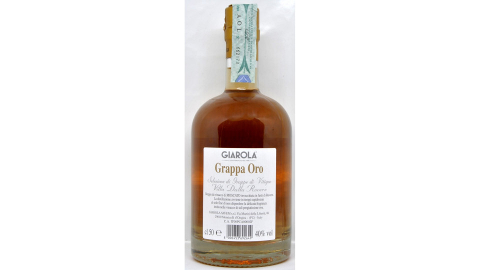 Villa Dalla Rovere grappa oro cl.50