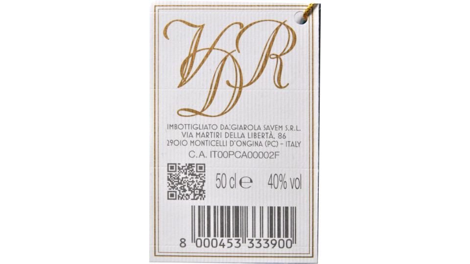 Villa Dalla Rovere grappa moscato cl.50