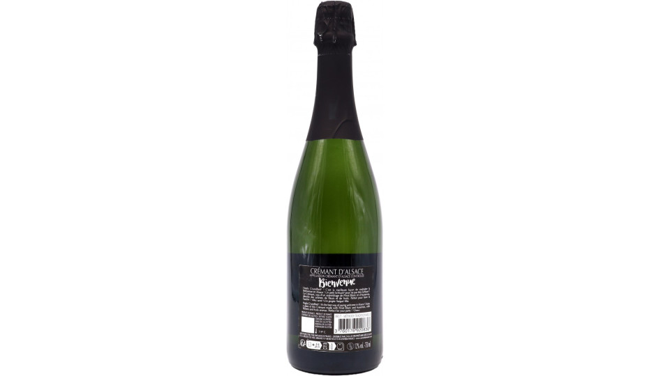 Bienvenue cremant d'alsace brut cl.75