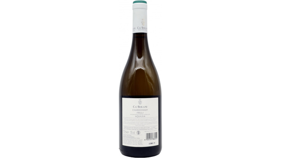 Ca' bolani chardonnay friuli doc cl.75 13°