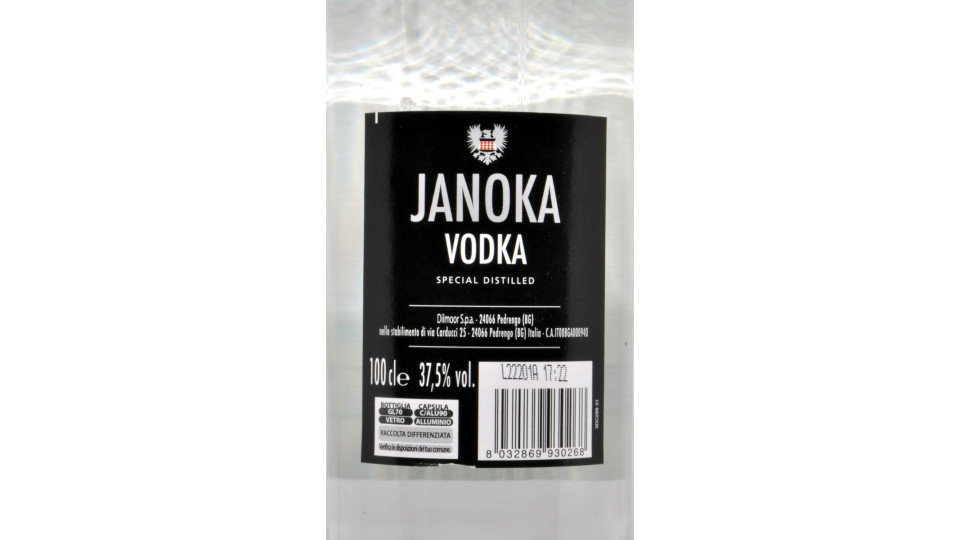 Dilmoor janoka vodka classica lt.1 37,5°