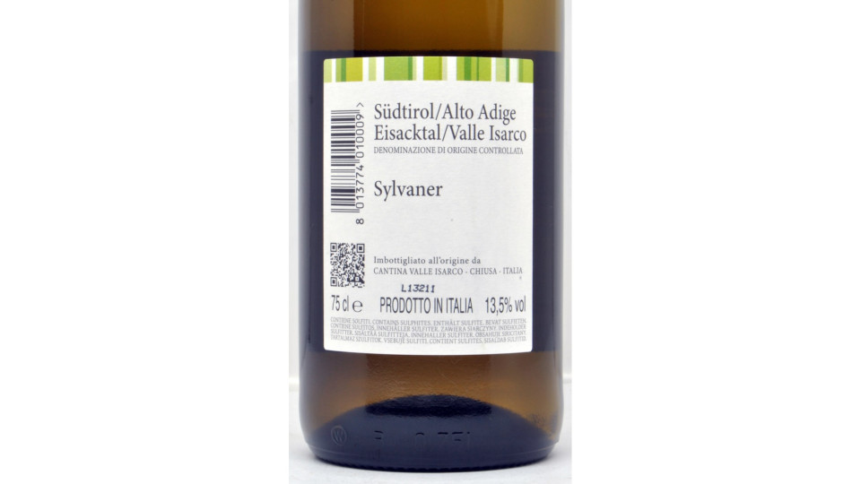 Valle ISarco sylvaner doc cl.75