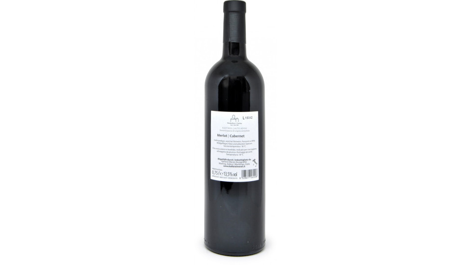 Cantina Merano Merlot Cabernet Sudtirol Altoadige DOC cl.75