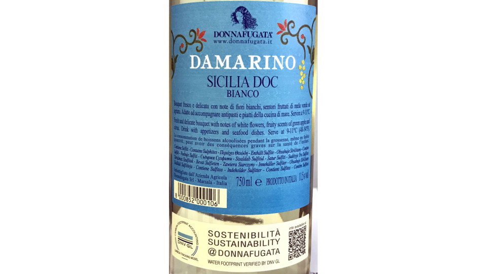Donnafugata damarino Sicilia doc cl.75