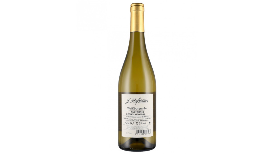 j.hofstatter pinot bianco alto adige cl.75