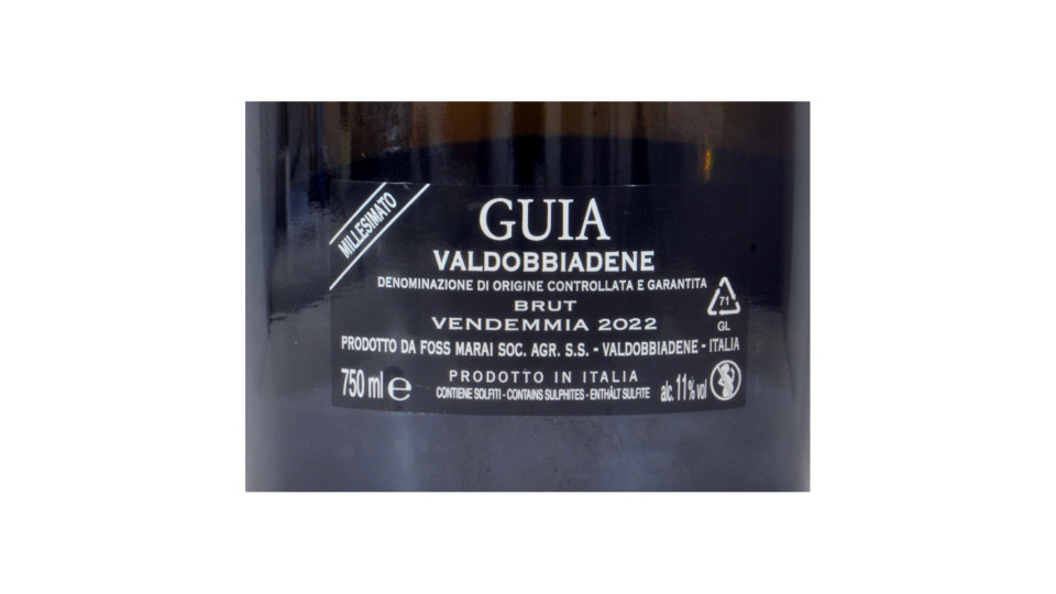 Foss Marai valdobbiadene guia brut millesimato cl.75