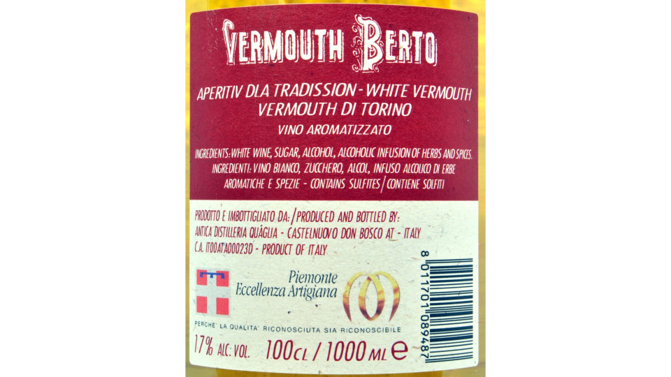 Berto vermouth bianco lt.1