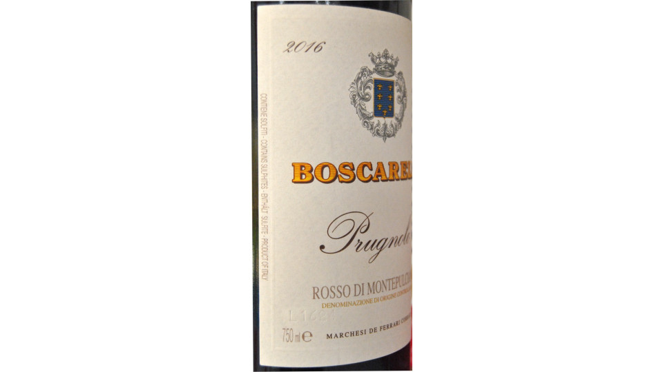 Boscarelli prugnolo rosso di Montepulciano cl.75