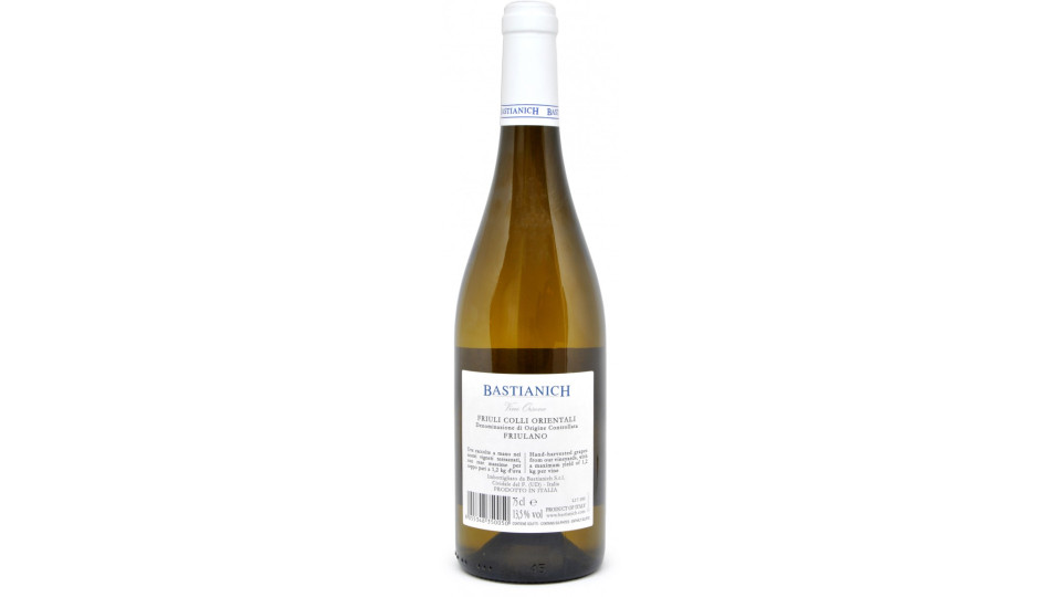 Bastianich vino bianco friulano cl.75