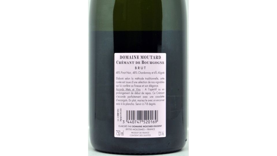 Moutard cremant de bourgogne brut cl.75