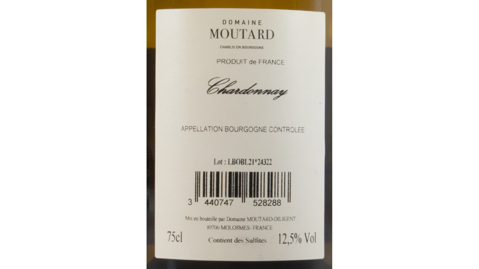 Moutard bourgogne chardonnay cl.75
