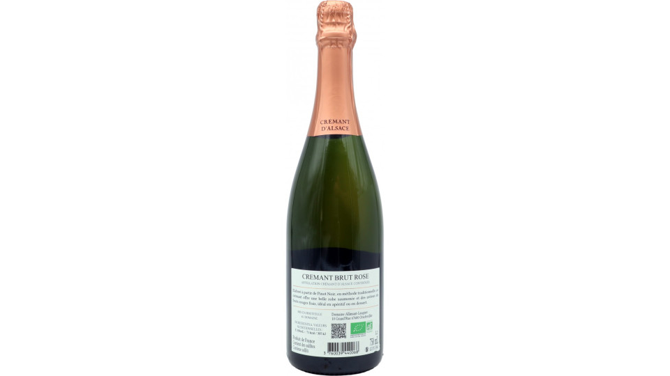 Allimant cremant d'alsace rose' cl.75