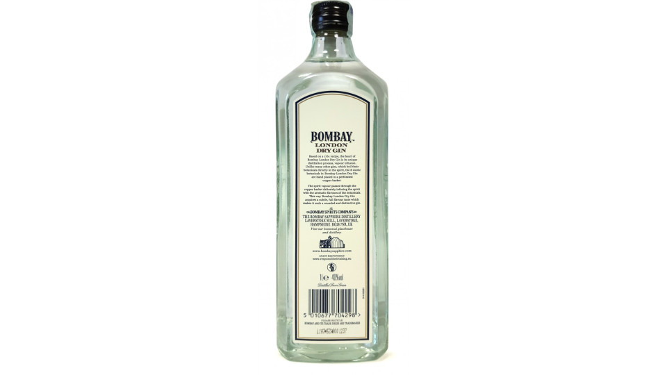 Bombay original gin lt.1