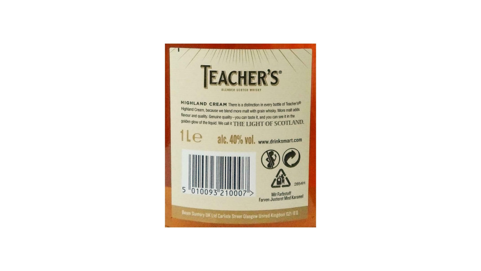 Teacher's Whisky lt.1 40°