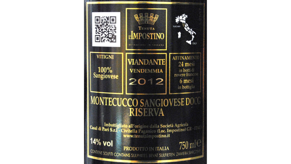 Impostino vino rosso viandante cl.75