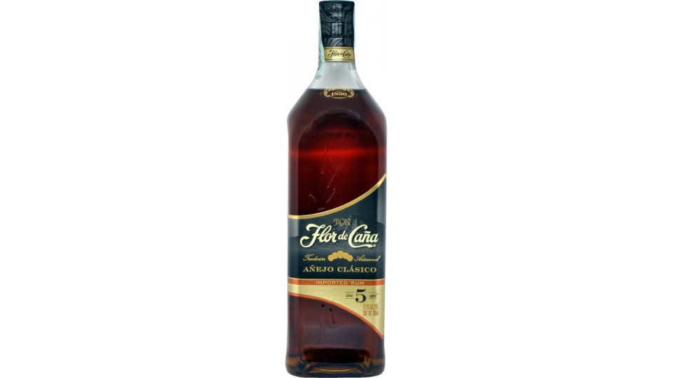 Ron flor de cana anejo 5 rum lt.1