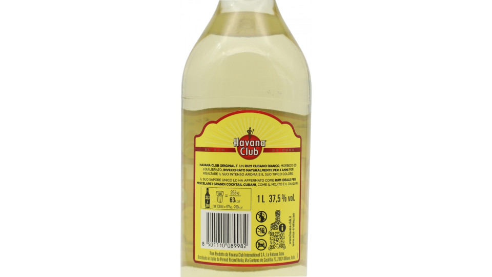 Havana club rum 3y - lt.1