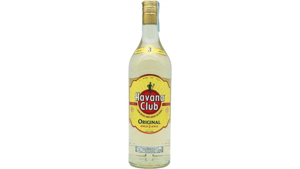 Havana club rum 3y - lt.1