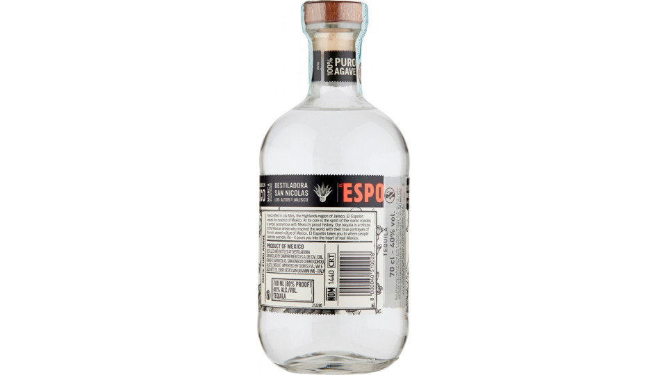 El Espolón Tequila Blanco cl.70