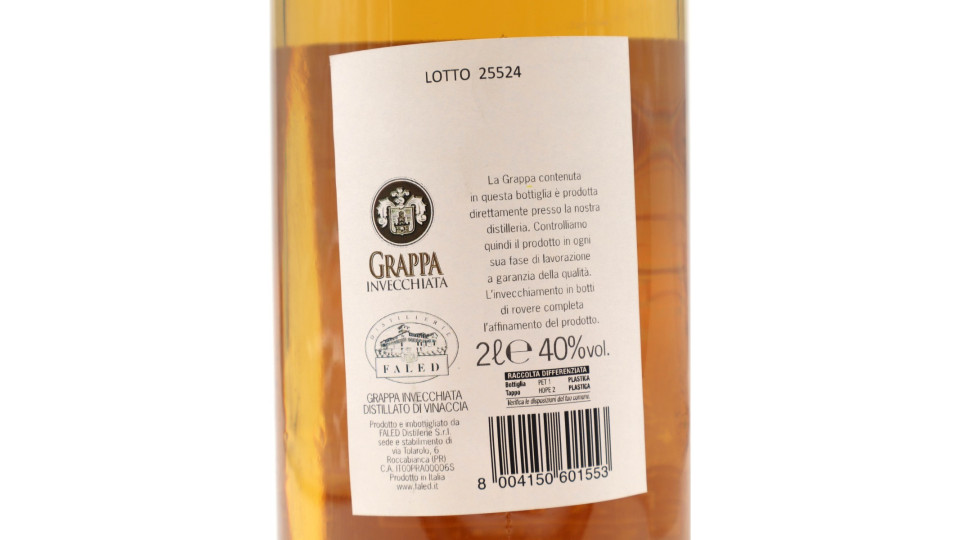 Faled grappa invecchiata 12mesi lt.2