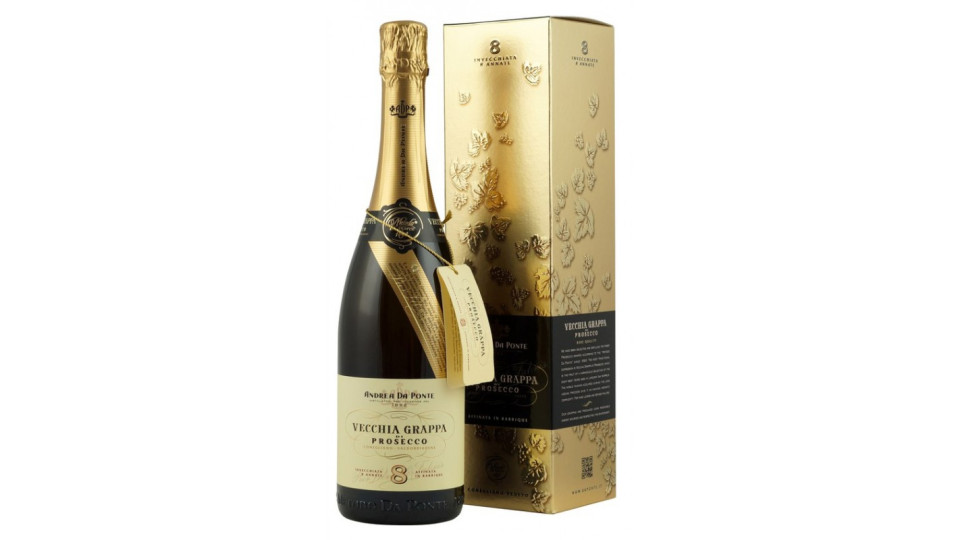 Da ponte grappa prosecco con astuccio cl.70