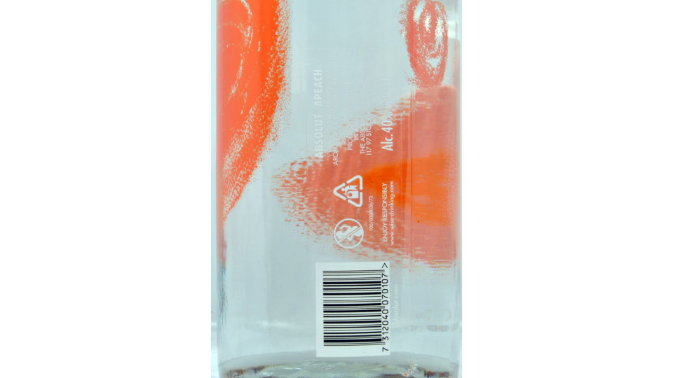 Absolut vodka peach lt.1