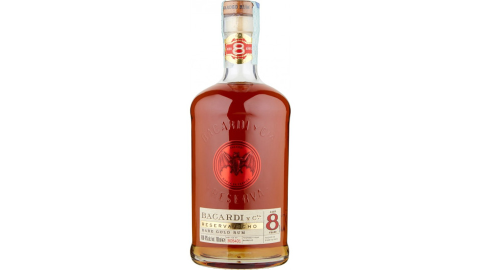 Bacardi Reserva Ocho Rare Gold Rum Aged 8 Years cl.70 40°