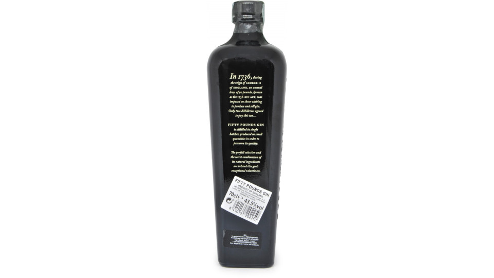Fifty pounds gin cl.70 imp.