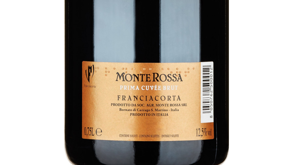 Monte Rossa prima cuvee brut Franciacorta cl.75