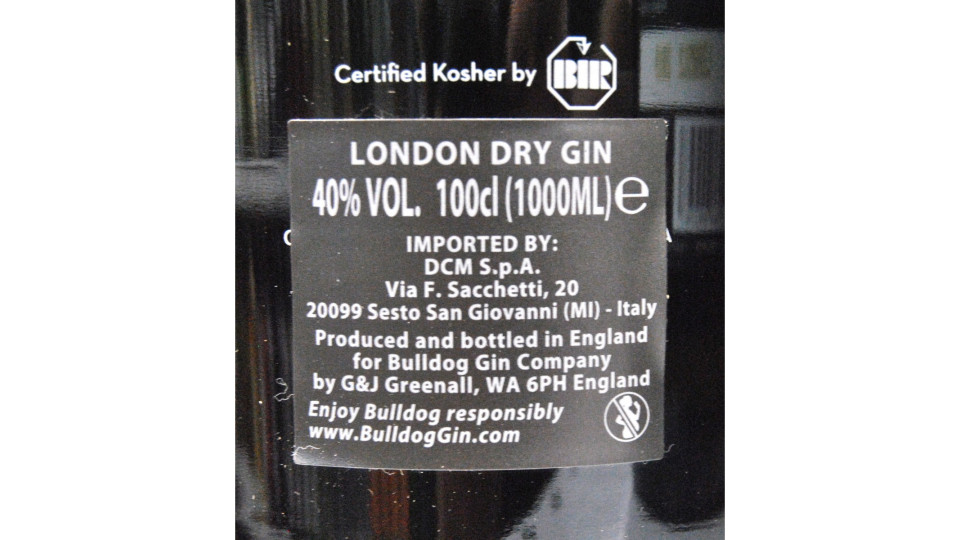 Bulldog gin cl.100
