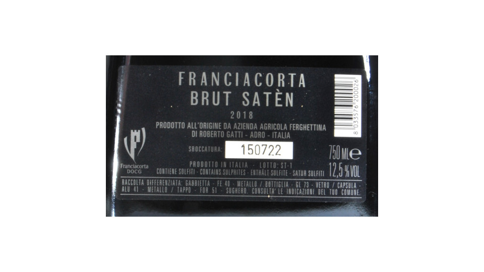 Ferghettina saten franciacorta cl.75