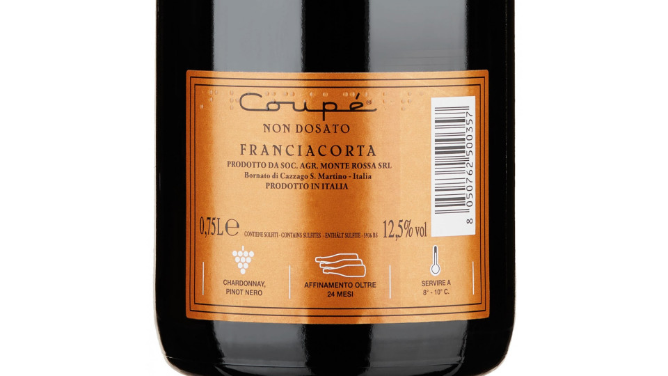 Monte Rossa franciacorta coupe cl.75