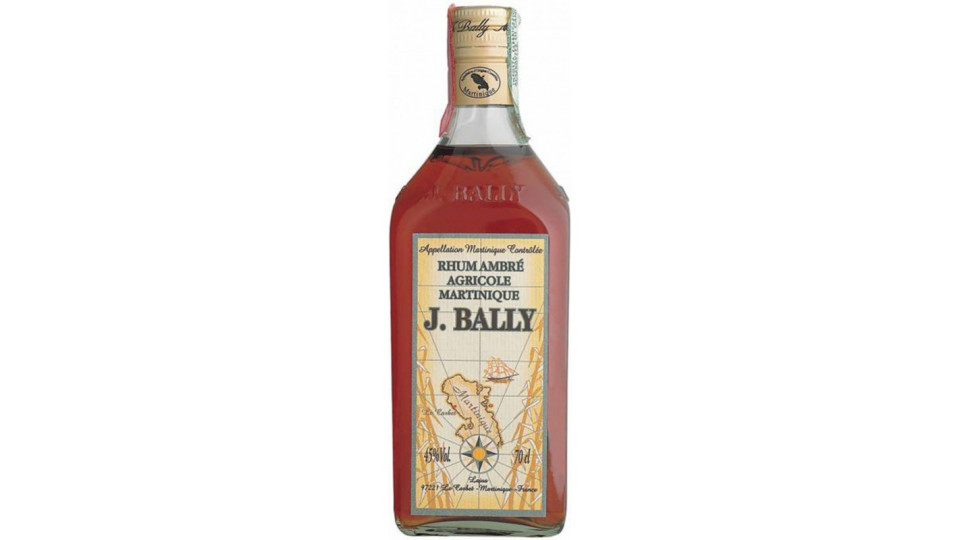 J.bally rum ambre' agricole cl.70