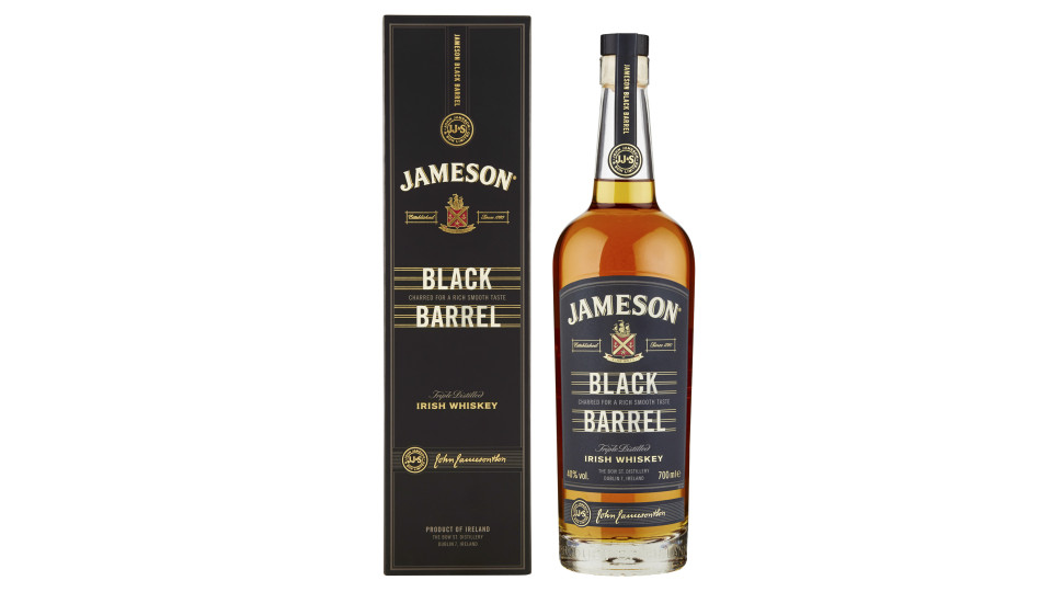 Jameson Black Barrel Tripled Distilled Irish Whiskey 700 ml.