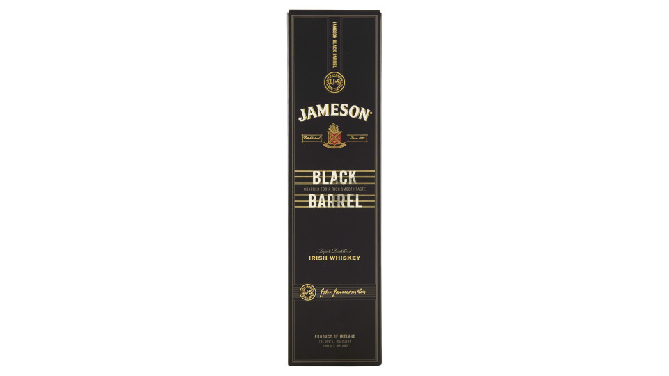 Jameson Black Barrel Tripled Distilled Irish Whiskey 700 ml.