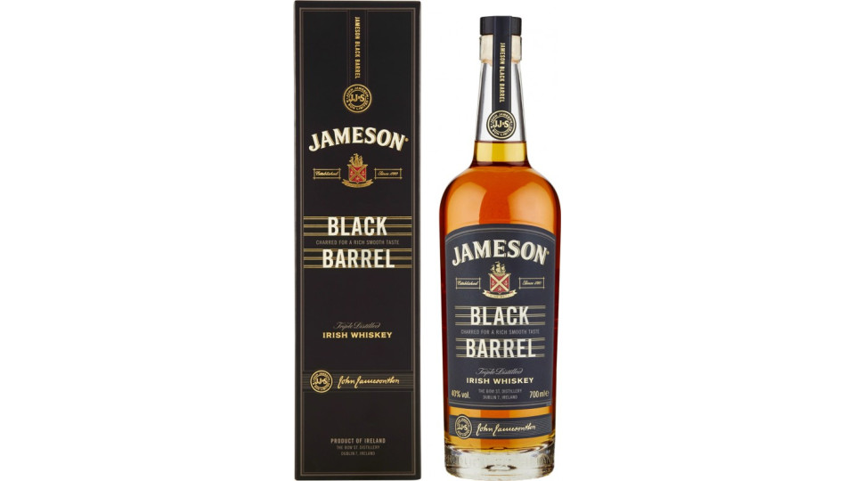 Jameson Black Barrel Tripled Distilled Irish Whiskey 700 ml.