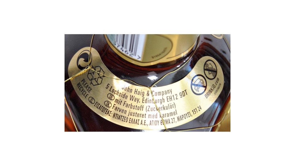 Dimple golden selection cl.70 astucciato