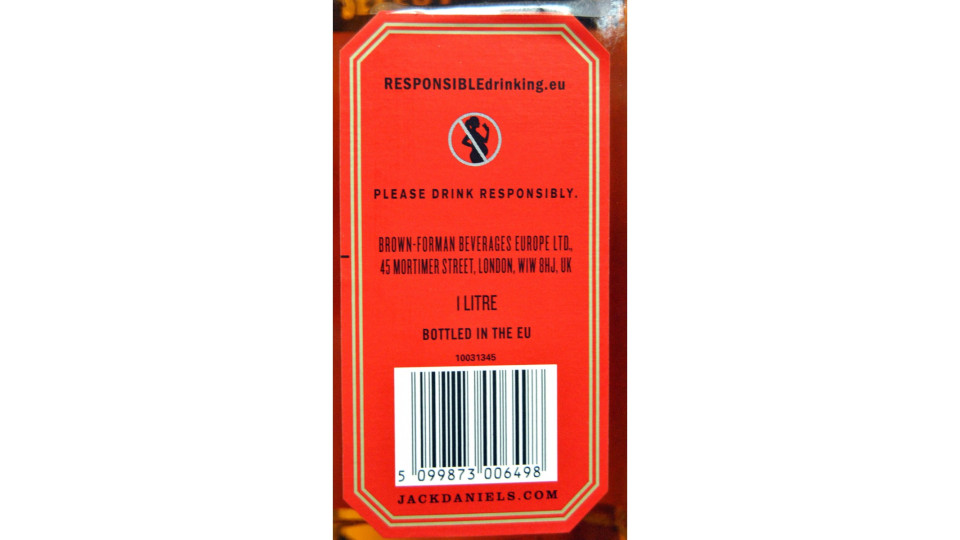 Jack Daniel's Tennesse Fire whisky lt.1