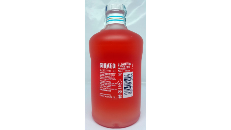 Ginato gin clementina orange&nebbiolo cl.70