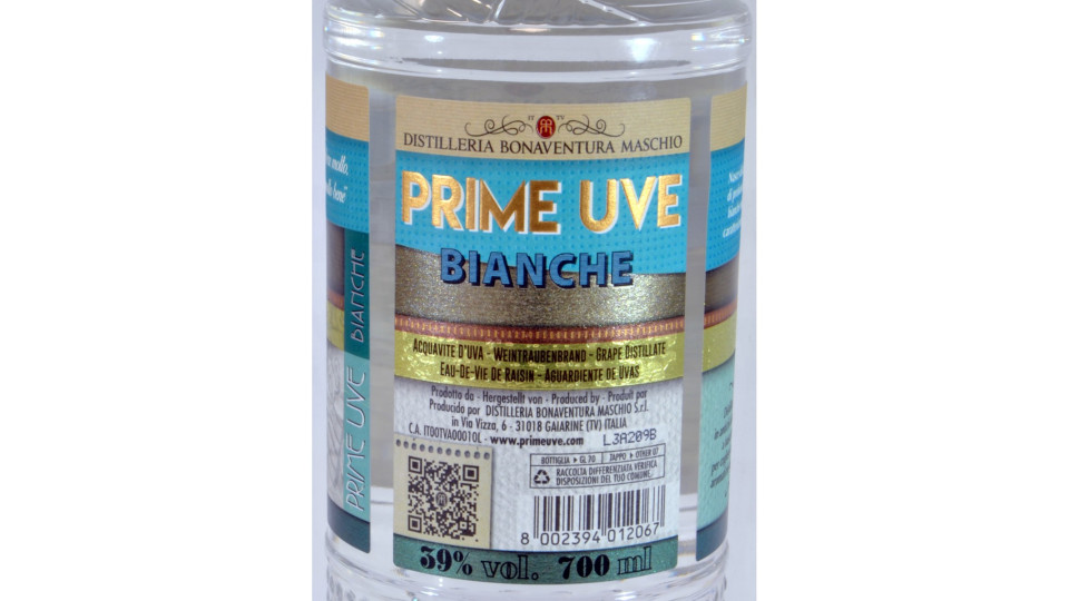 Maschio grappa prime uve bianche cl.70
