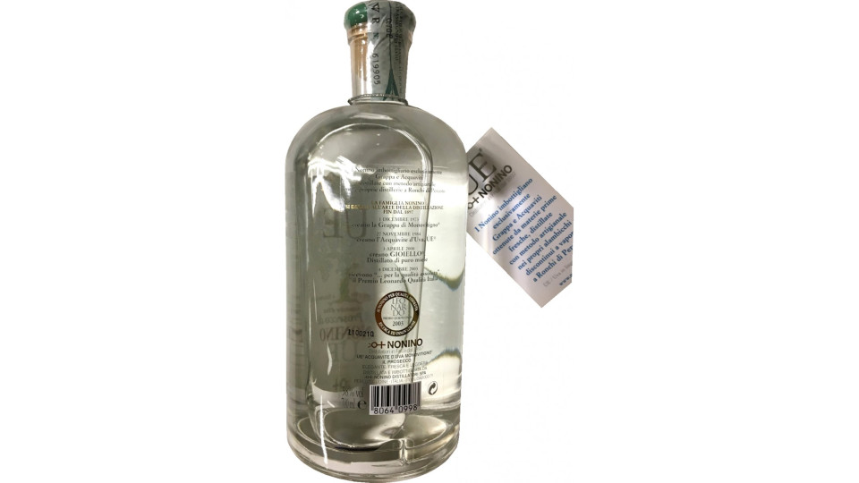 Nonino grappa monovitigno prosecco cl.70