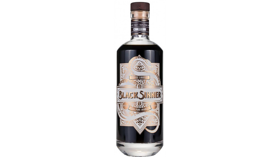 Black sinner coffee liqueur cl.70 27°